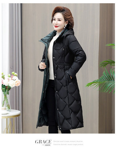 Abrigo de Algodón Grueso Cálido Talla Grande Holgado para Invierno - Image 30