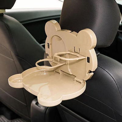 Mesita Plegable para Asiento Trasero del Auto con Portavasos y Bandeja - Image 4