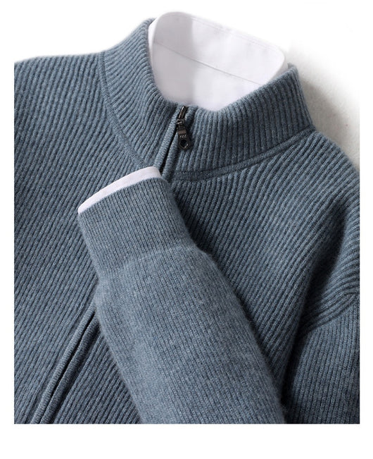 Suéter de Cachemira para Hombre Grueso y Elegante - Image 11
