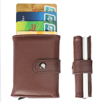 Billetera Antimagnética de Aluminio con Protección RFID y Portamonedas - Image 8