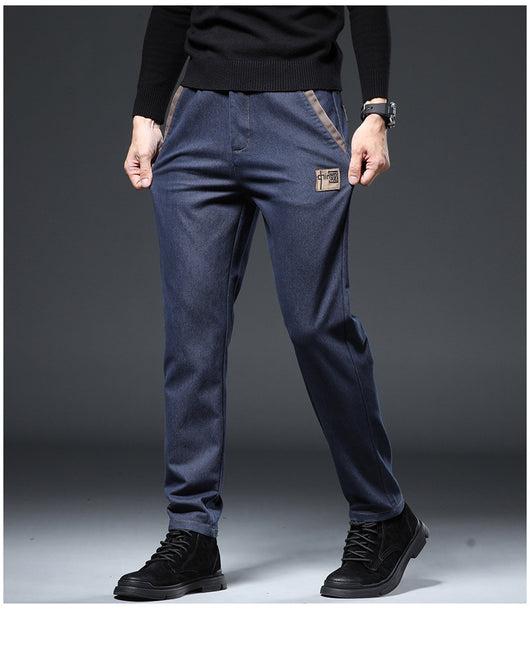 Pantalones Slim Straight con Bordado para Hombre - Image 6