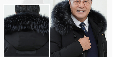 Abrigo Grueso Impermeable para Hombre - Abrigo Largo Térmico de Invierno - Image 11