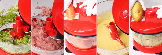 Procesador Manual Multifuncional para Carne, Verduras y Rellenos - Image 2