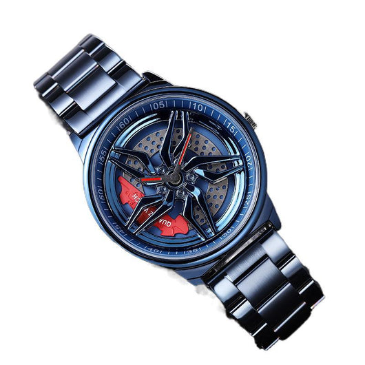 Reloj de Pulsera Ejecutivo Acero Inoxidable Disco Hueco Cuarzo - Image 2