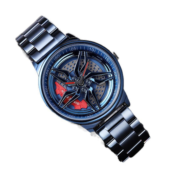 Reloj de Pulsera Ejecutivo Acero Inoxidable Disco Hueco Cuarzo