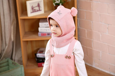 Set de Gorros Tejidos para Niños - Diseño Calicó Otoño e Invierno - Image 16