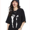Camiseta Retro Americana de Algodón