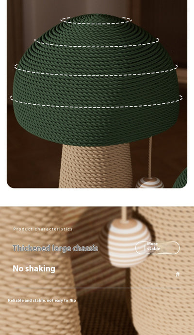 Rascador de Sisal Tipo Hongo para Gatos - Tabla Resistente sin Pelusa - Image 17