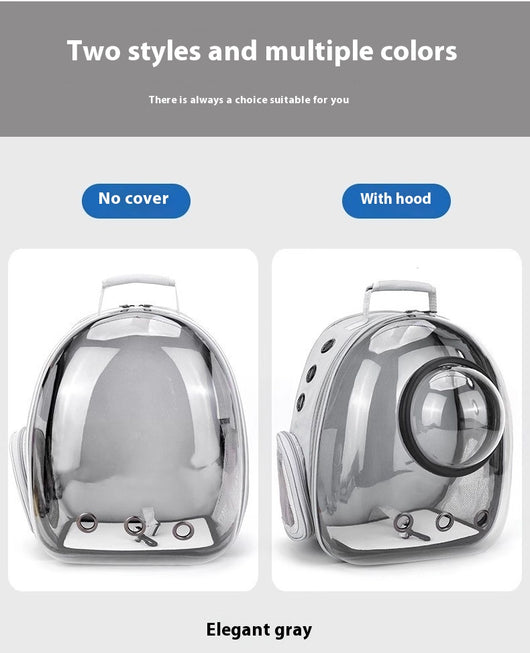 Mochila Transparente para Gatos con Cúpula Panorámica y Gran Capacidad - Image 17