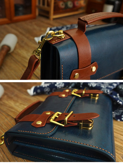 Bolsa Mensajera de Cuero Genuino para Mujer - Artesanal y Personalizable - Image 4