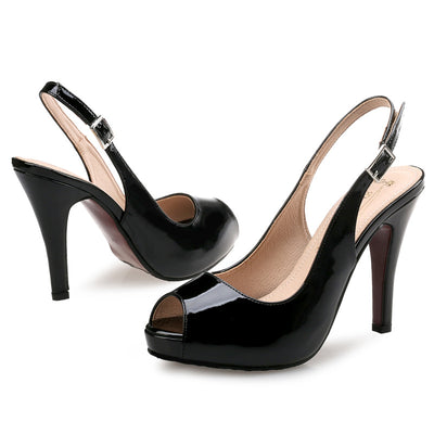 Sandalias Stiletto Nude de Tacón Alto para Mujer - Image 3