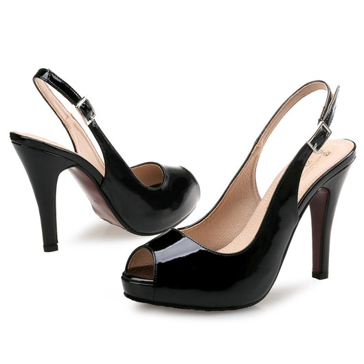 Sandalias Stiletto Nude de Tacón Alto para Mujer - Image 3