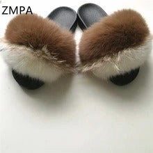 Pantuflas de Piel de Zorro - Chanclas de Lujo - Image 5