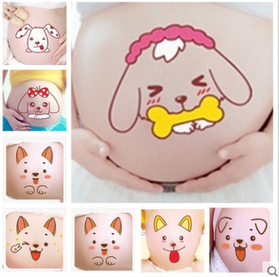 Pegatinas para Vientre de Embarazada - Accesorios de Fotos Profesionales