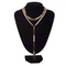 Tattoo Coin Choker One Layer Three Layers Lariat Y Chokers Rhinestone Crystal Necklace Dorado