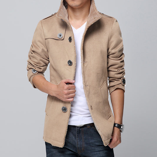 Abrigo Slim-Fit con Forro Polar para Hombre - Image 2
