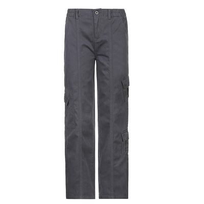 Jeans de Moda Otoño Invierno con Múltiples Bolsillos Estilo Urbano - Image 9