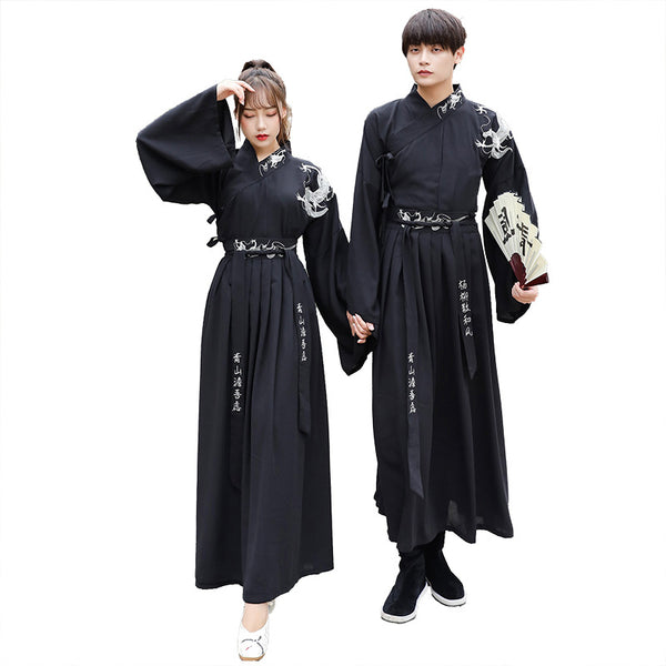Set de Pareja Hanfu Estilo Antiguo - Conjunto Estudiante Tradicional