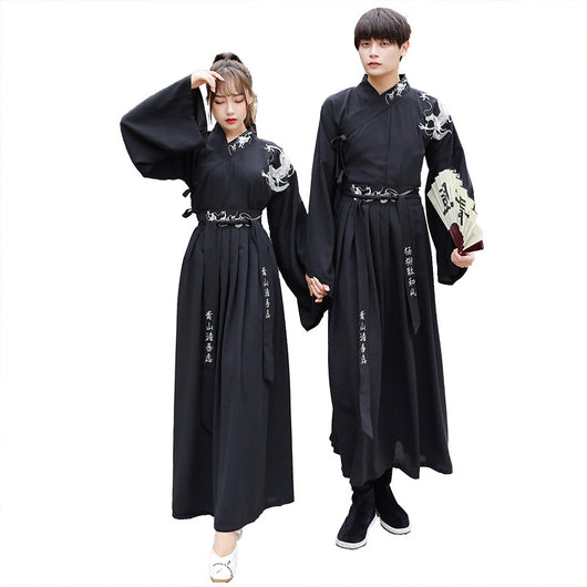 Set de Pareja Hanfu Estilo Antiguo - Conjunto Estudiante Tradicional