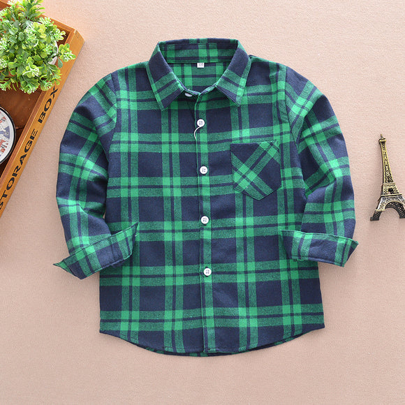 Camisa a Cuadros para Niño