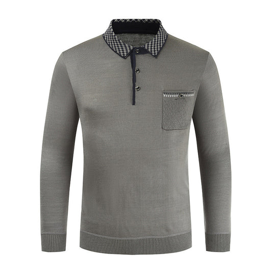 Chaqueta Tipo Camisa para Hombre Otoño Invierno - Estilo Coreano con Cuello Solapa - Image 2