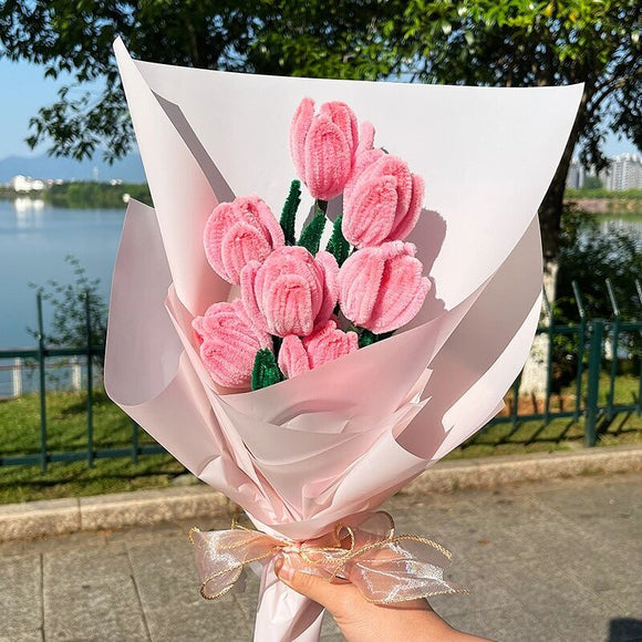 Kit DIY Ramo de Flores Hecho a Mano para Niñas - Día de la Mujer