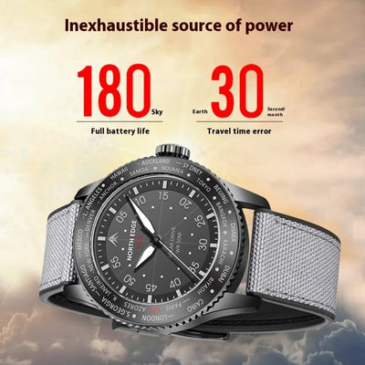 Reloj Deportivo Solar Luminoso Resistente al Agua con Carga Infinita