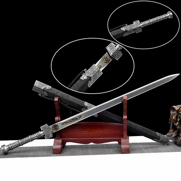 Espada Estilo Han de Acero Manganeso Forjada - Conmemoración Militar