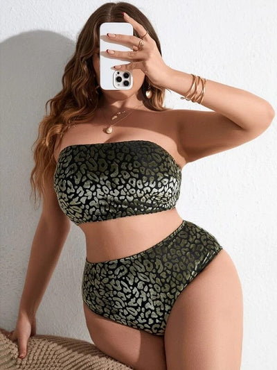 Bikini Talle Grande Cintura Alta con Abertura Lateral - Image 8
