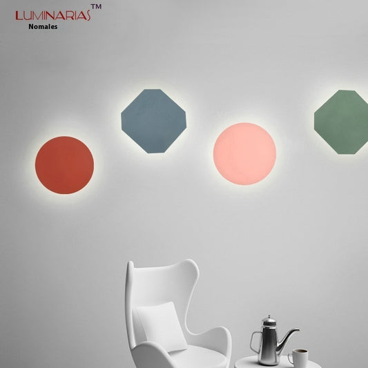 Lámpara de Pared Circular Minimalista para Sala y Dormitorio - Image 2