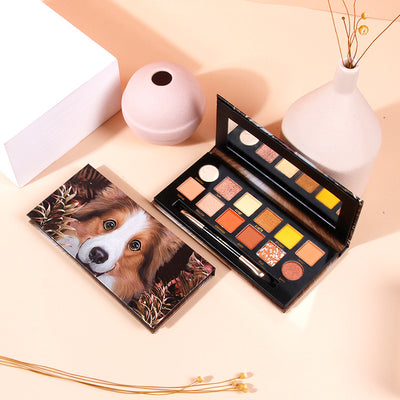 Paleta de Sombras de Ojos 12 Colores Diseño Animal Noble