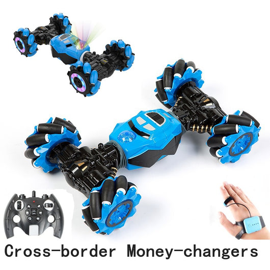 Auto RC Acrobático con Control por Gestos y Luces LED