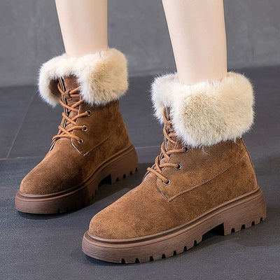 Botas para Mujer con Forro de Piel Cálida y Ligera - Image 2