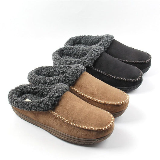 Pantuflas de Algodón para Hombre - Uso Exterior e Interior Invierno
