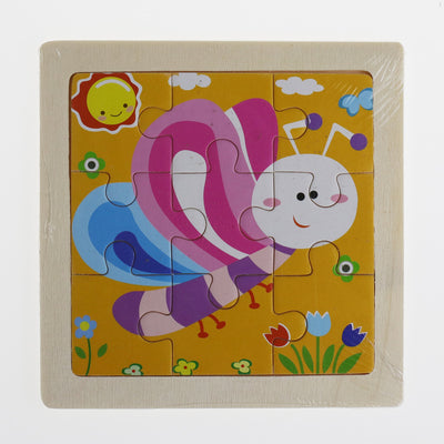 Puzzle de Madera 3D Animales Infantil 9 Piezas con Diseño de Dibujos Animados - Image 4
