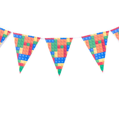 Decoración de Bloques de Construcción para Fiestas de Cumpleaños - Image 13