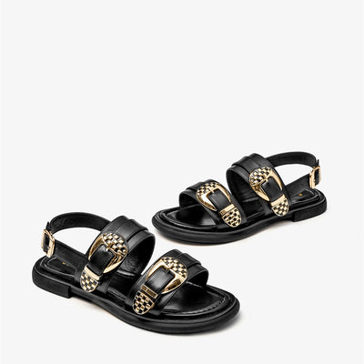 Sandalias Romanas de Cuero para Mujer - Cómodas y Elegantes - Image 4