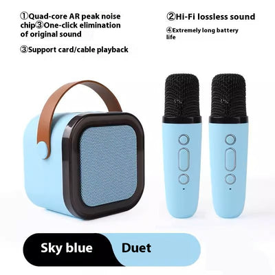 Micrófono Inalámbrico Bluetooth para Karaoke Familiar - Sistema Todo en Uno - Image 7