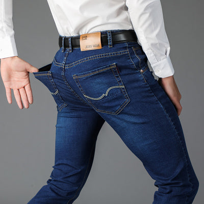 Pantalones Vaqueros Stretch Slim Straight para Hombre - Image 5