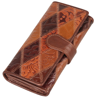 Billetera Retro de Cuero para Mujer con Gran Capacidad - Image 4