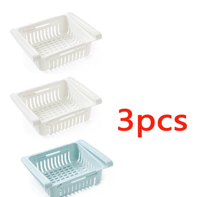 Cesta Organizadora de Refrigerador Extensible Multiuso para Cocina - Image 8
