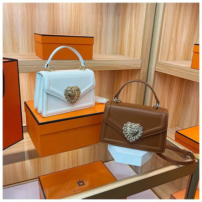 Bolso Cuadrado Portátil con Doble Compartimento Abatible - Image 13