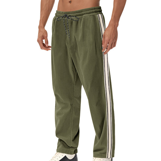 Pantalones de Chándal Holgados con Franja Lateral para Hombre - Image 6