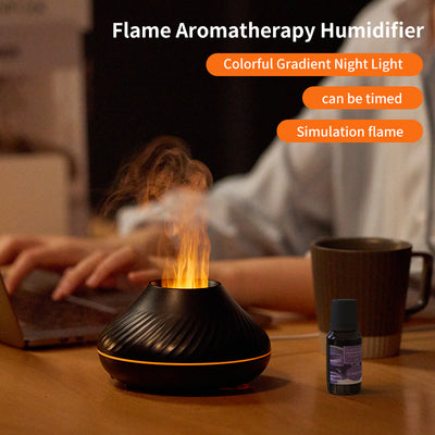 Difusor de Aroma con Llama RGB 130ml - Humidificador 3D Volcán de Fuego - Image 7