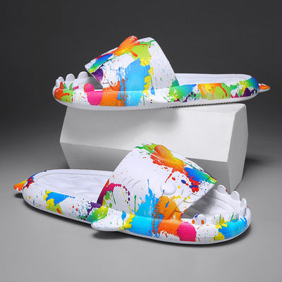 Pantuflas de Pareja Tiburón Adorable Talla Grande - Image 52