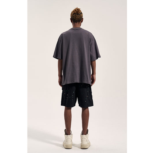 Camiseta Retro Suelta de Manga Ancha para Hombre - Estilo Urbano Casual - Image 4