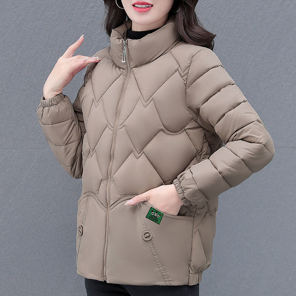 Abrigo Acolchado Premium con Plumón para Mujer - Invierno Cálido