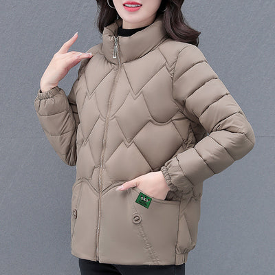 Abrigo Acolchado Premium con Plumón para Mujer - Invierno Cálido