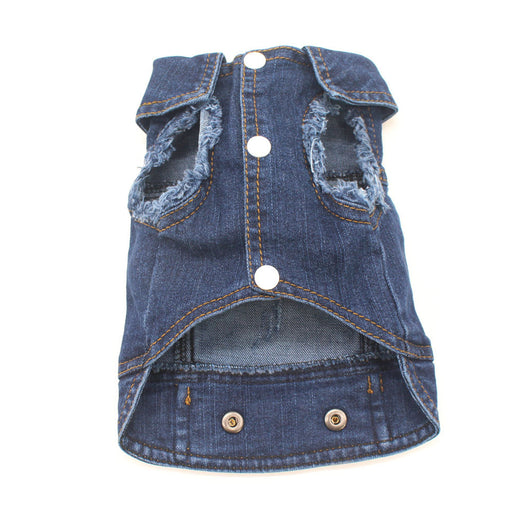 Chaleco Denim para Perros Pequeños - Abrigo de Moda Primavera para Mascotas - Image 11