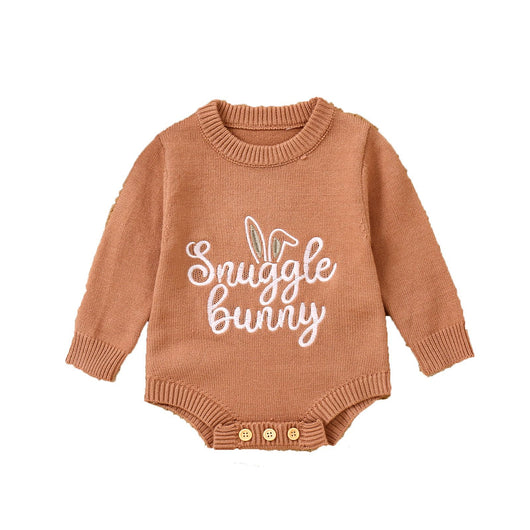 Suéter Infantil con Orejas de Conejo y Bordado de Letras para Pascua - Image 7
